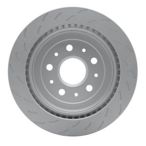 Cadillac CTS Brake Rotor (1) - Left Rear - R1 Concepts - GeoSPEC Coated, Slotted - `15-`19
